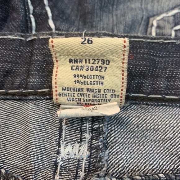 True Religion Brand Jeans. Size 26 - Picture 5 of 6